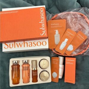 Sulwhasoo Skincare Set in Orange and White